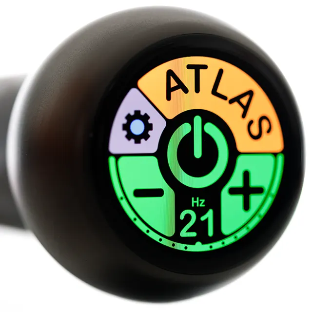 Display of the AtlantoVib X device for Atlas correction