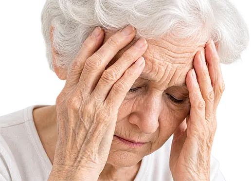 Woman suffering from depression