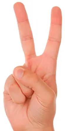 Hand indicating the 2 benefits of Atlas correction Hand indicating the 2 benefits of Atlas correction