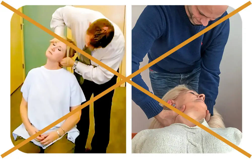 Avoid chiropractic manipulations