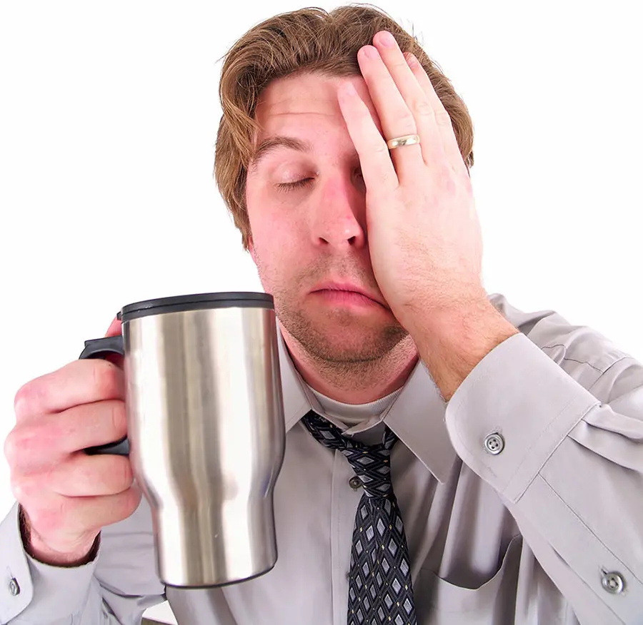 Man with chronic fatigue