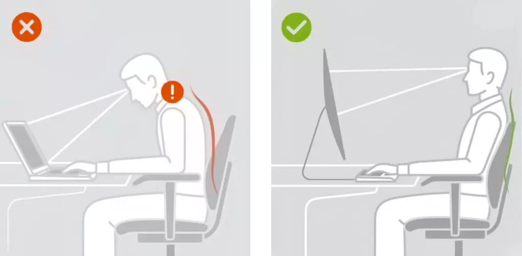 Cervical spine straightening and posture